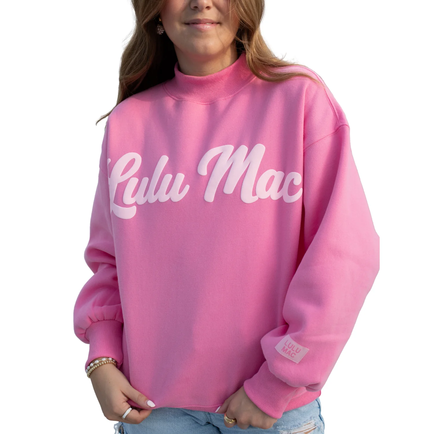 Girlie Girl Lulu Mac Script Cozy Sweatshirt