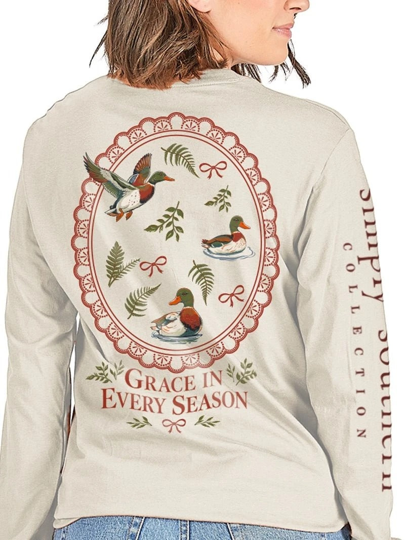 Simply Southern Grace In Every Season Long Sleeve T-Shirt
