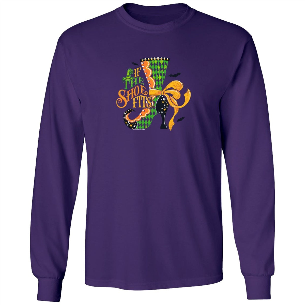 Southern Couture Soft If The Shoe Fits Fall Long Sleeve T-Shirt