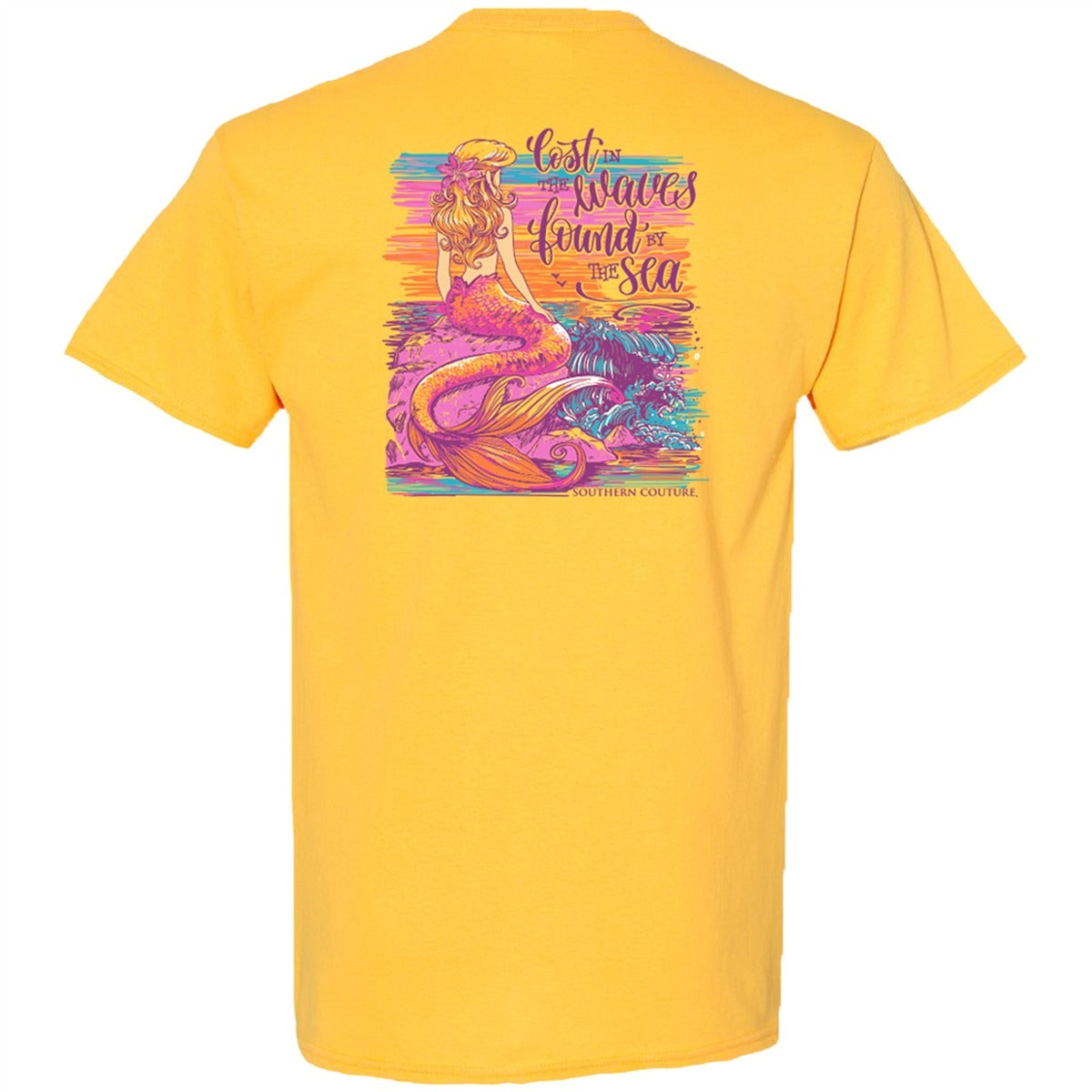 Southern Couture Classic Lost In The Waves Mermaid T-Shirt
