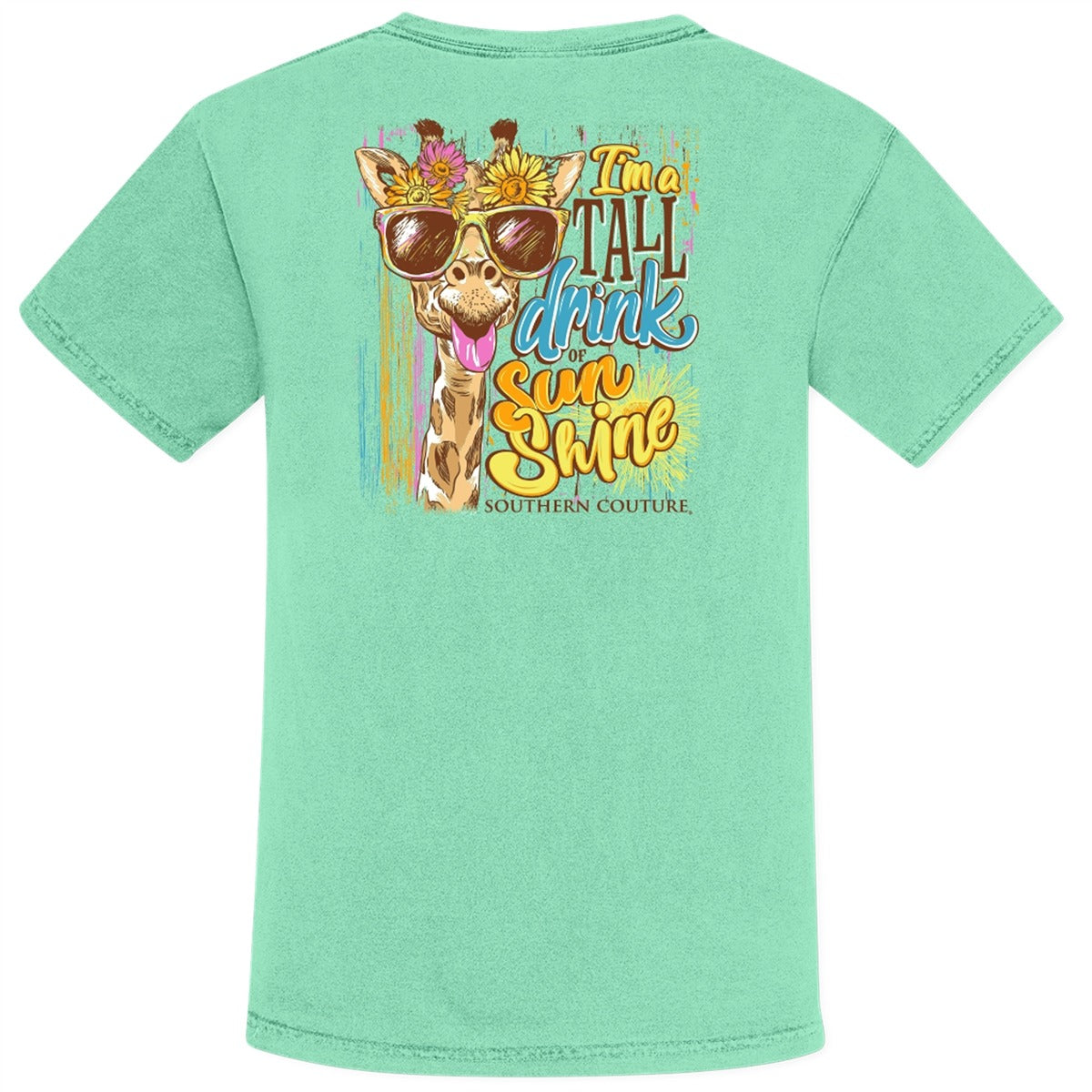 Southern Couture Tall Drink Of Sunshine Comfort Colors T-Shirt
