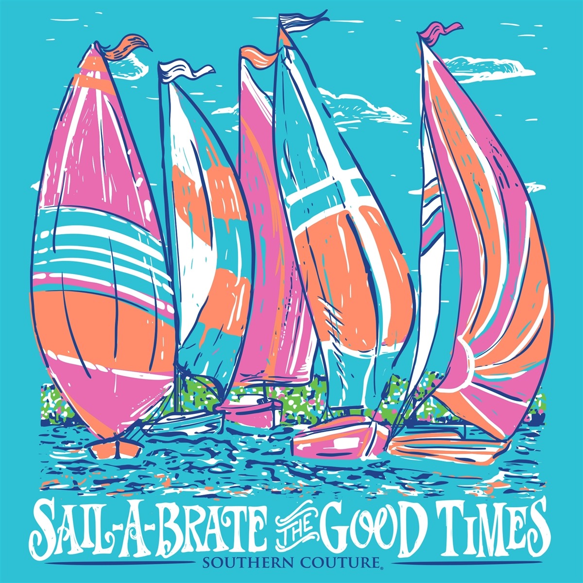 Southern Couture Sailabrate The Good Times Comfort Colors T-Shirt