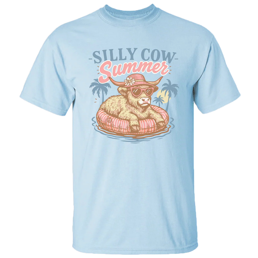 Girlie Girl Originals Silly Cow Summer T-Shirt - SimplyCuteTees