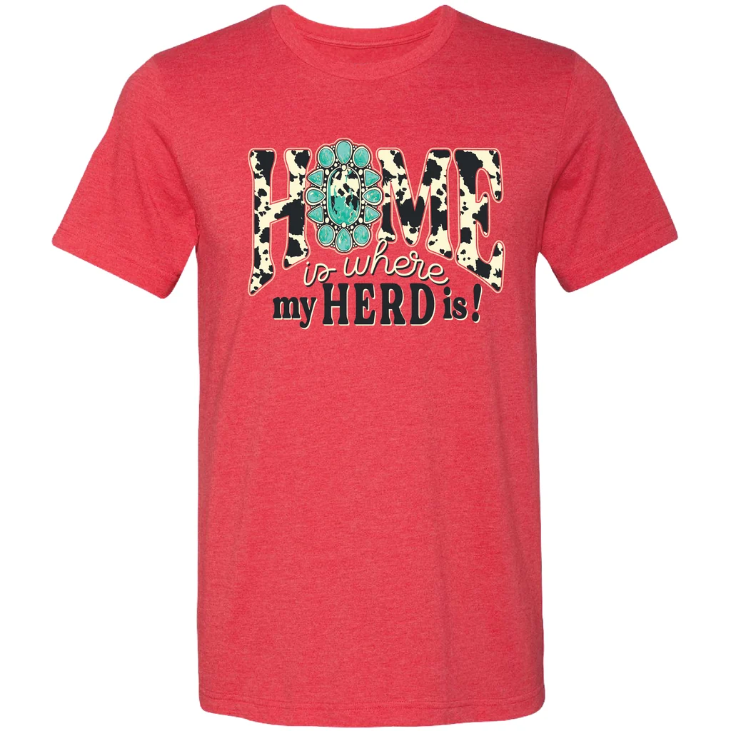 Girlie Girl Lulu Mac Home Herd Canvas T-Shirt