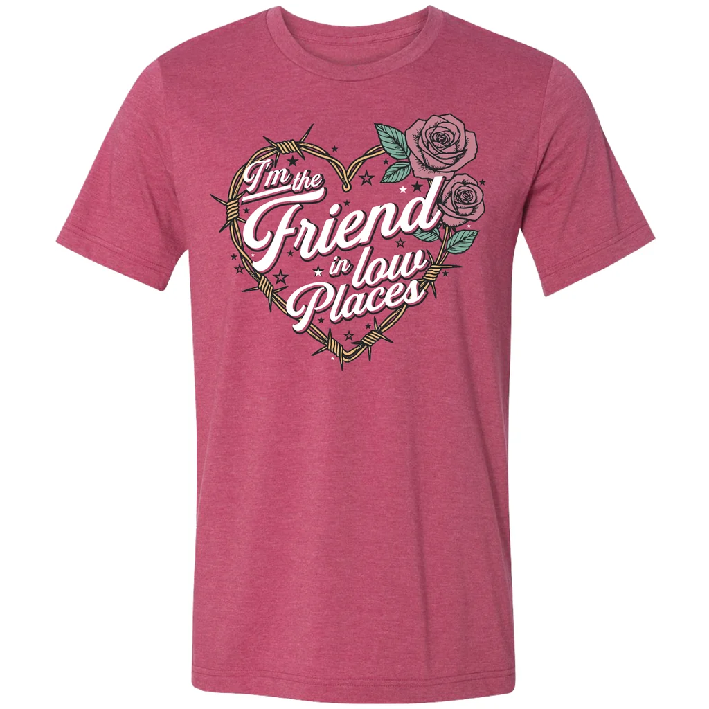 Girlie Girl Lulu Mac Friend In Low Places Canvas T-Shirt