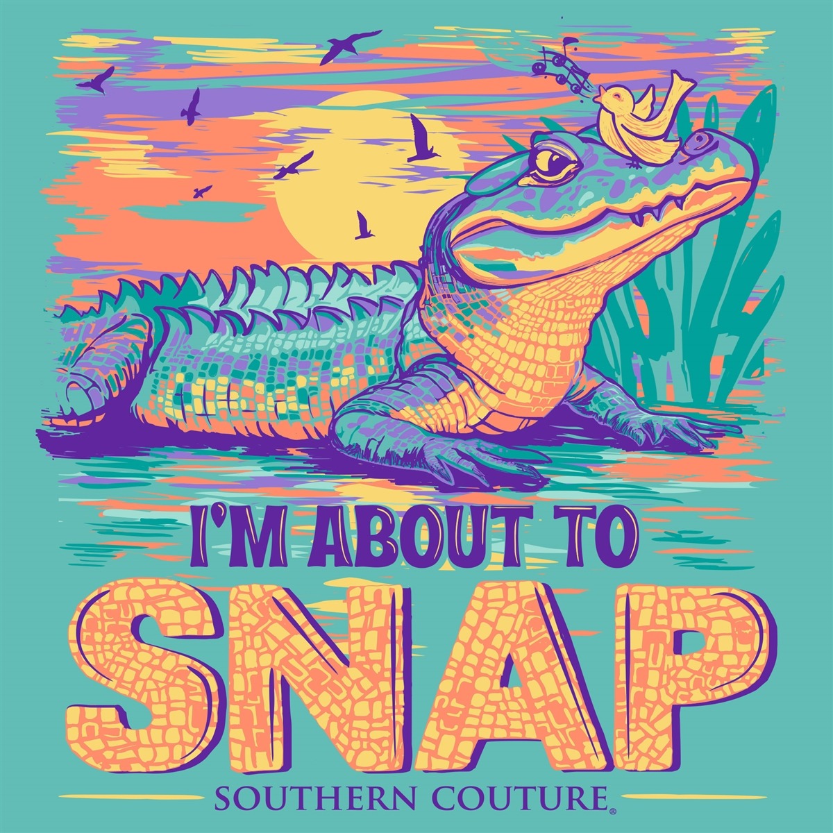 Southern Couture I&#39;m About To Snap Comfort Colors T-Shirt