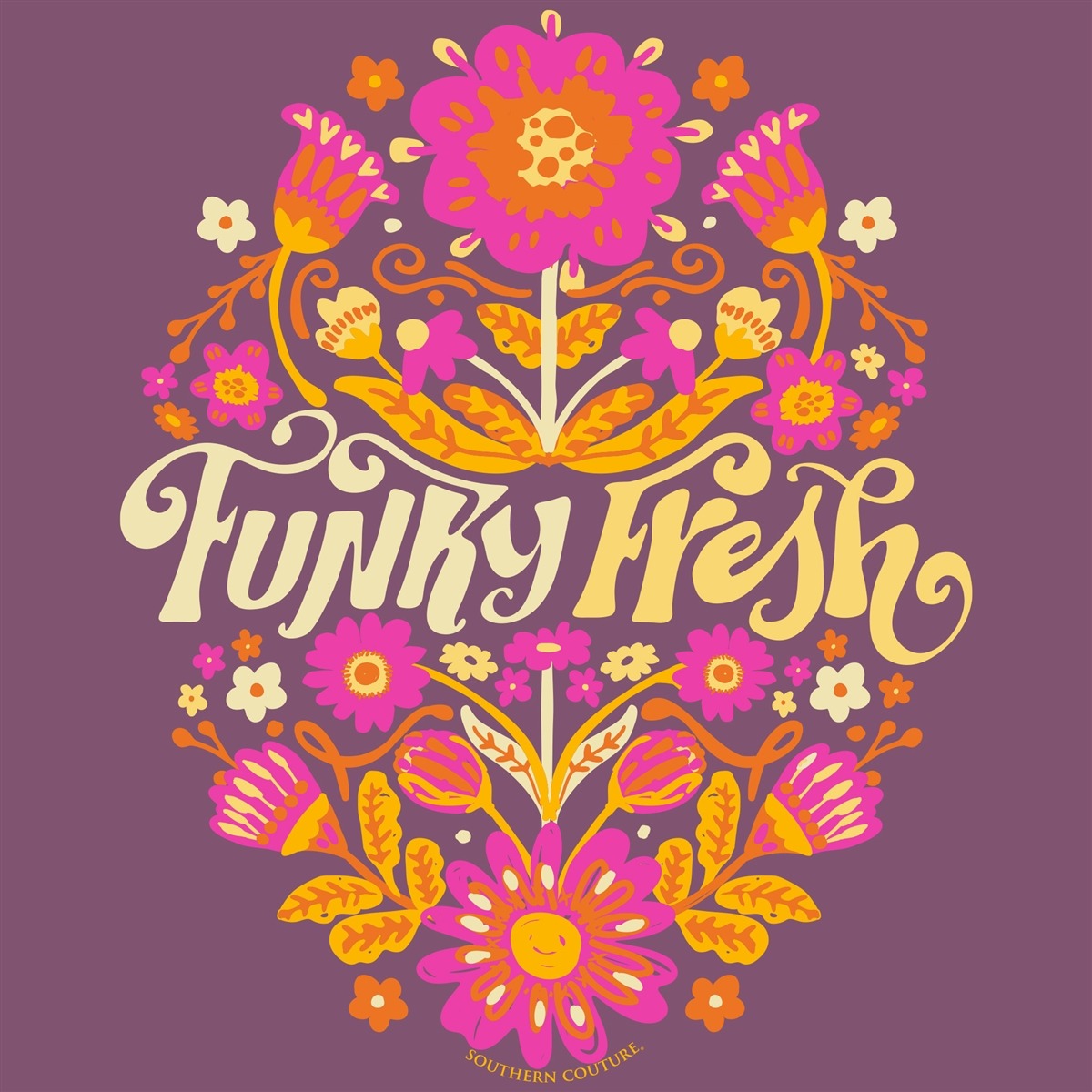 Southern Couture Funky Fresh Comfort Colors Long Sleeve T-Shirt