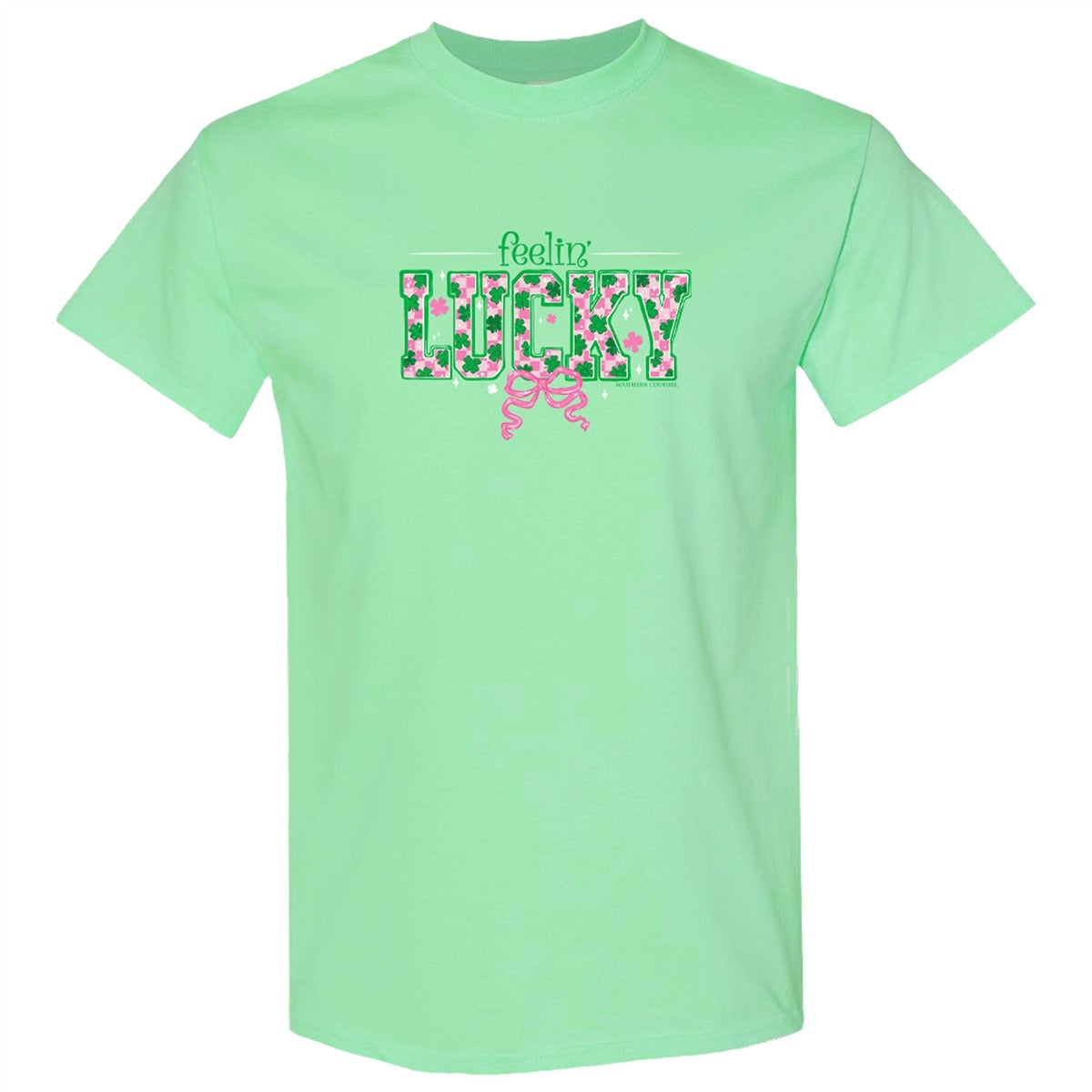 Southern Couture Soft Feelin Lucky Irish T-Shirt