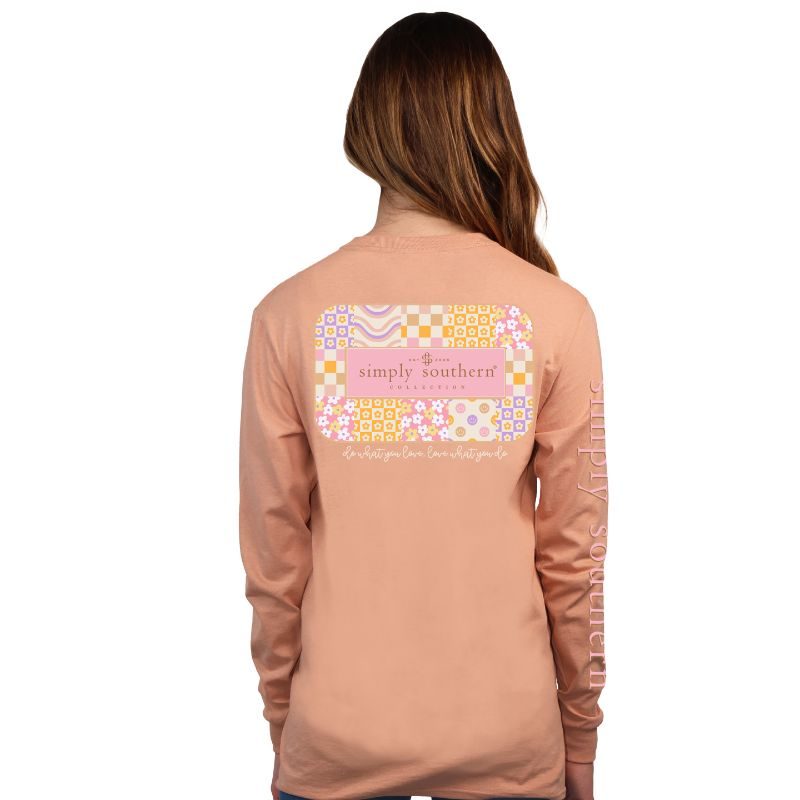 SALE Simply Southern Groovy Logo Long Sleeve T-Shirt