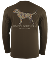 Simply Southern Camo Dog Unisex Long Sleeve T-Shirt