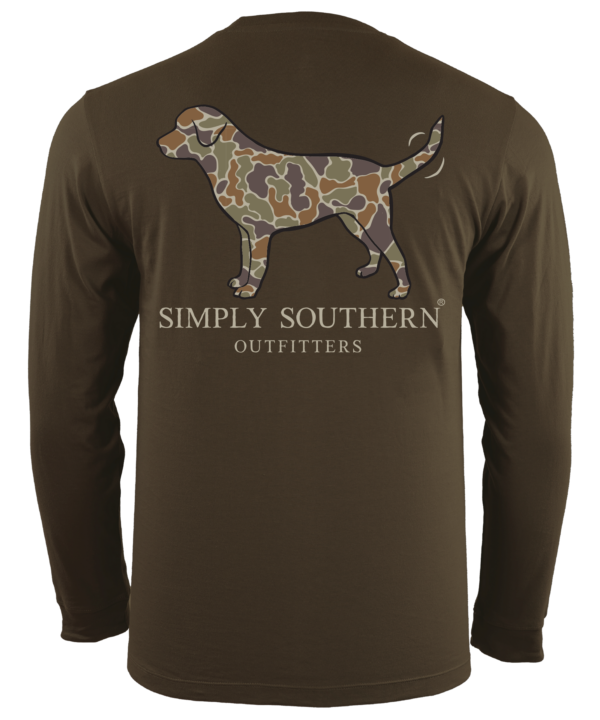 SALE Simply Southern Camo Dog Unisex Long Sleeve T-Shirt