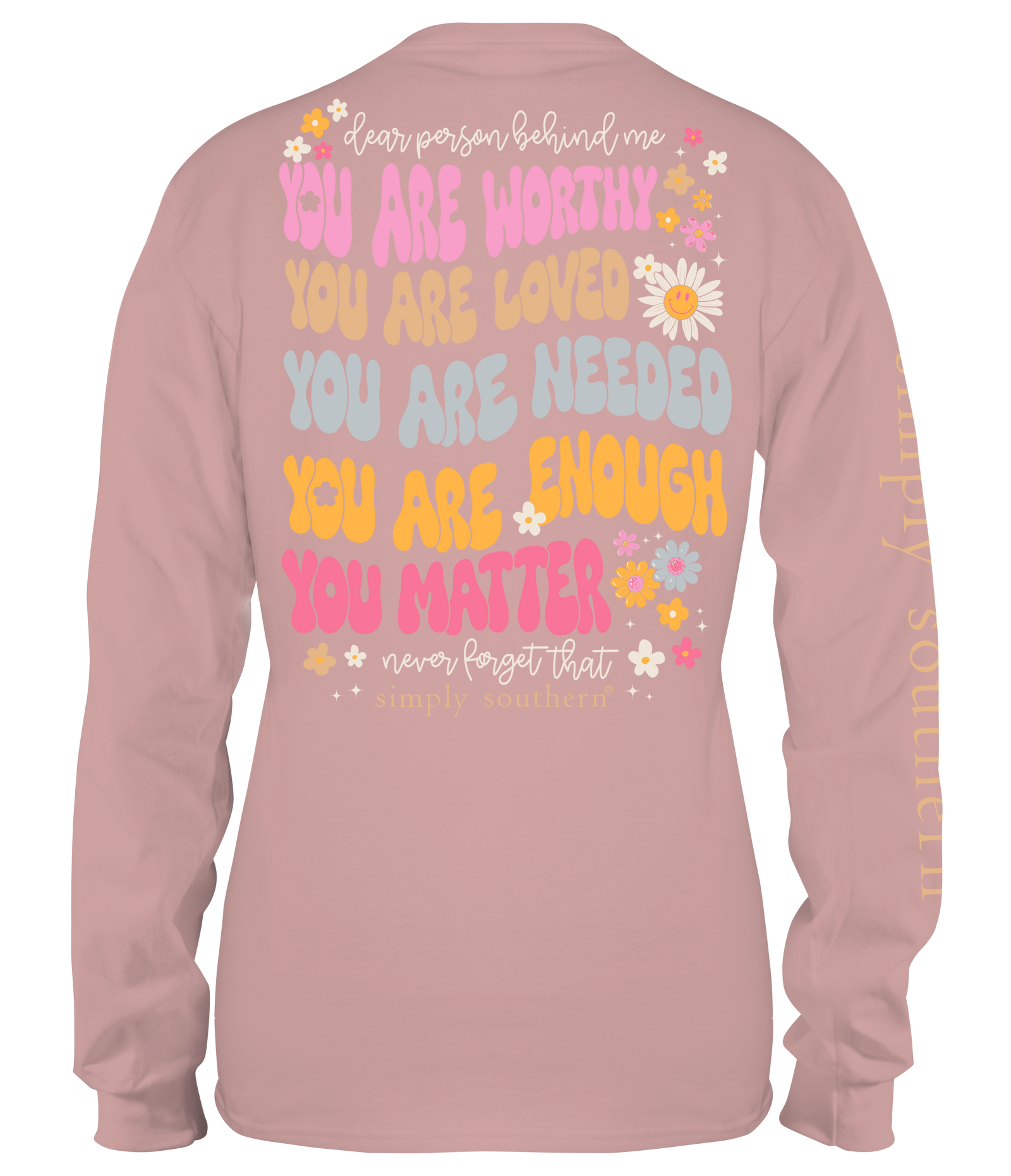 SALE Simply Southern You Are Worthy Long Sleeve T-Shirt
