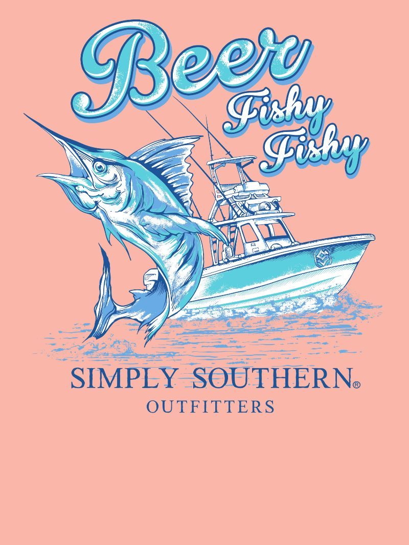 Simply Southern Beer Fishy Unisex T-Shirt