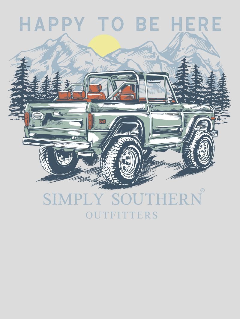 Simply Southern Mountains Happy Unisex T-Shirt