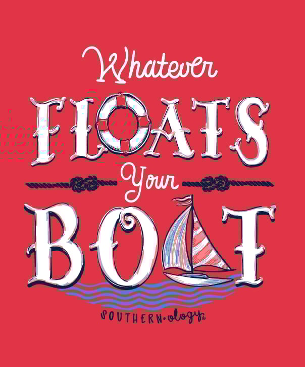 Southernology Nautical Float Your Boat Comfort Colors T-Shirt