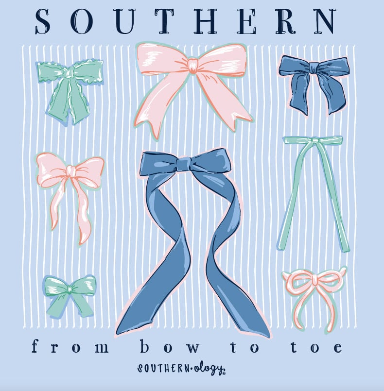 Southernology Southern from Bow to Toe Comfort Colors T-Shirt