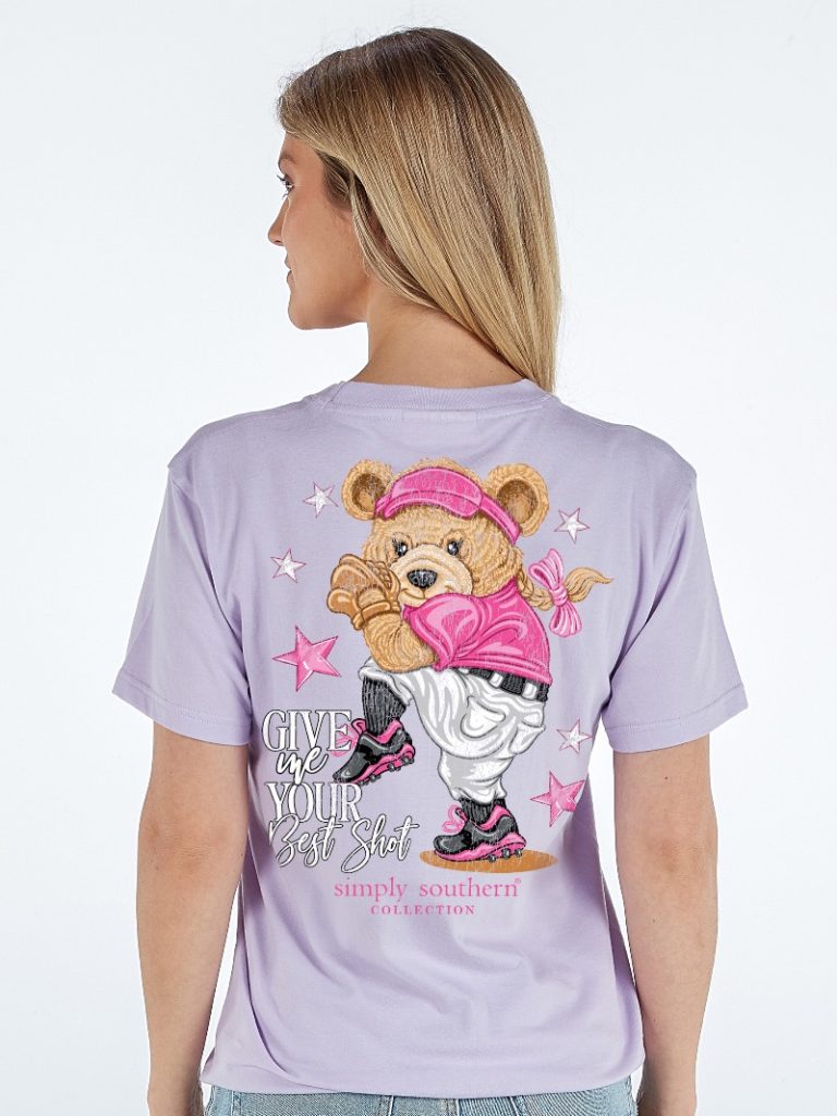 Simply Southern Bear Ball Baseball Softball T-Shirt