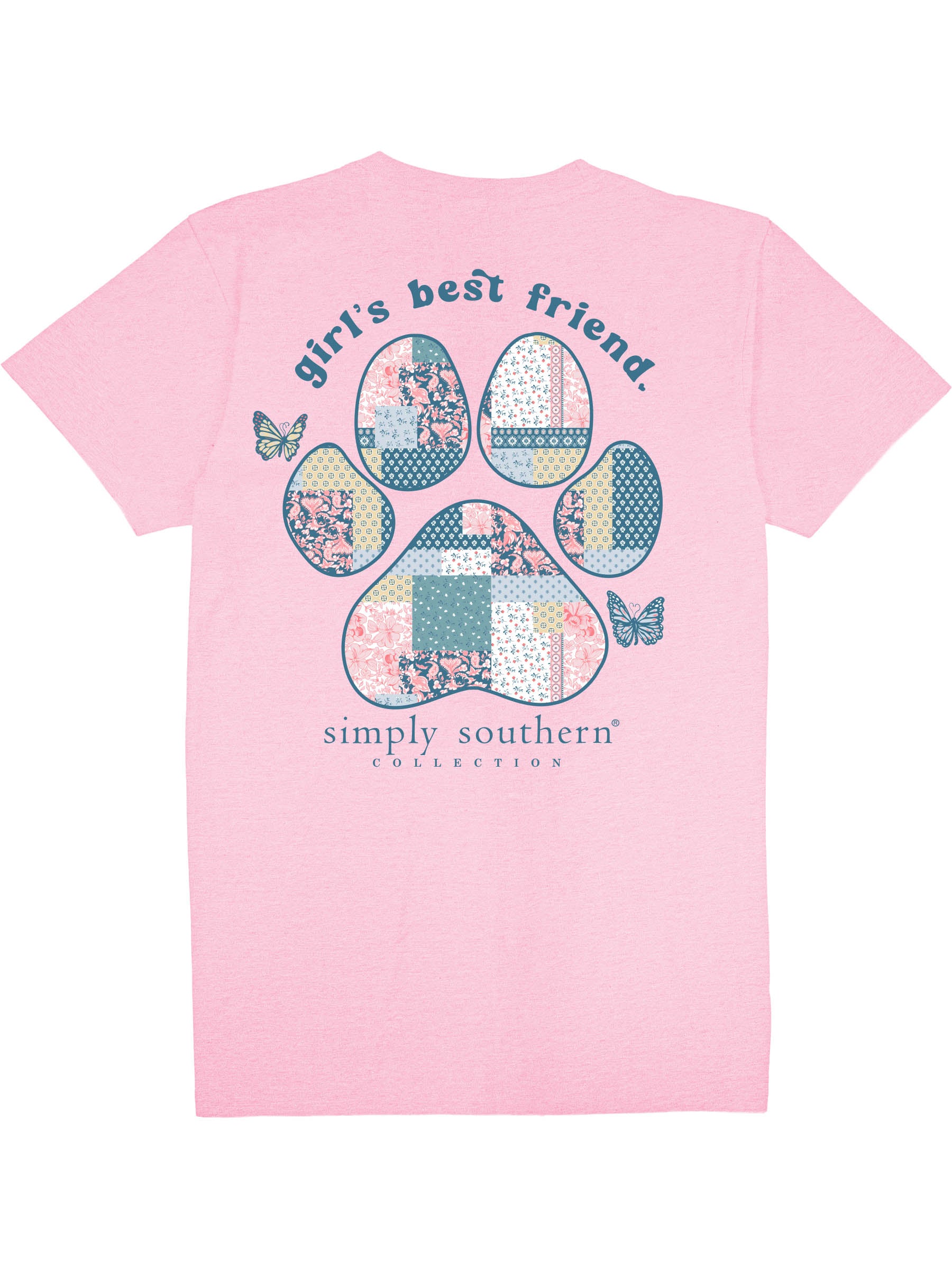 Simply Southern Best Friend Paw T-Shirt