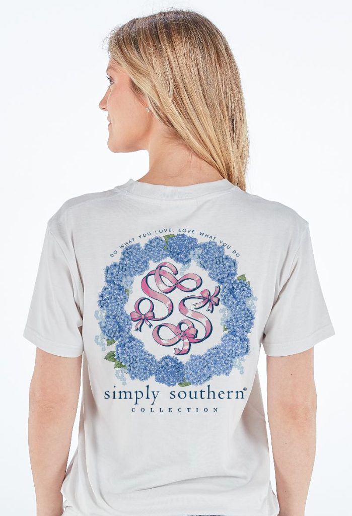 Simply Southern Floral Logo Star T-Shirt