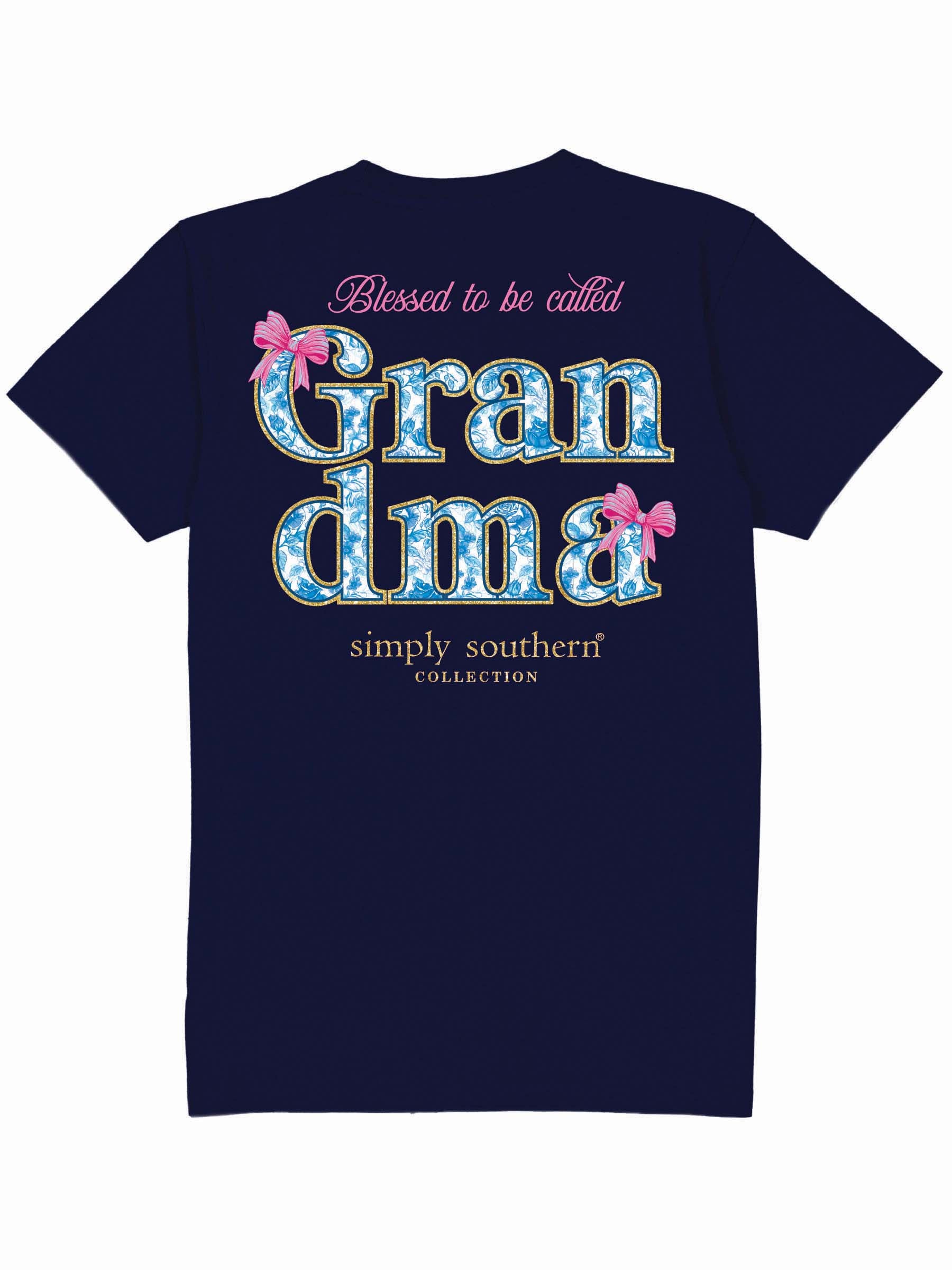 Simply Southern Blessed Grandma Bows T-Shirt