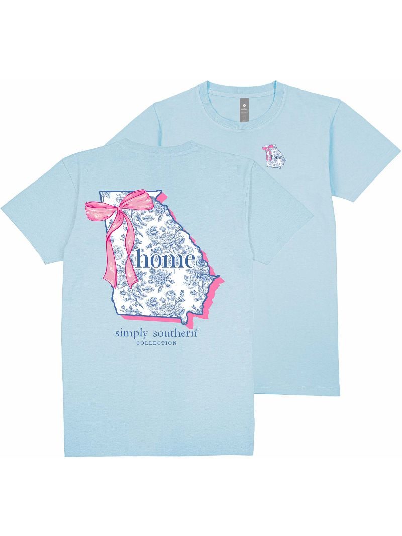 Simply Southern Home Bow Georgia T-Shirt