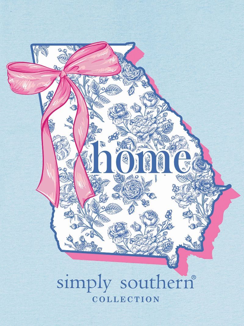 Simply Southern Home Bow Georgia T-Shirt