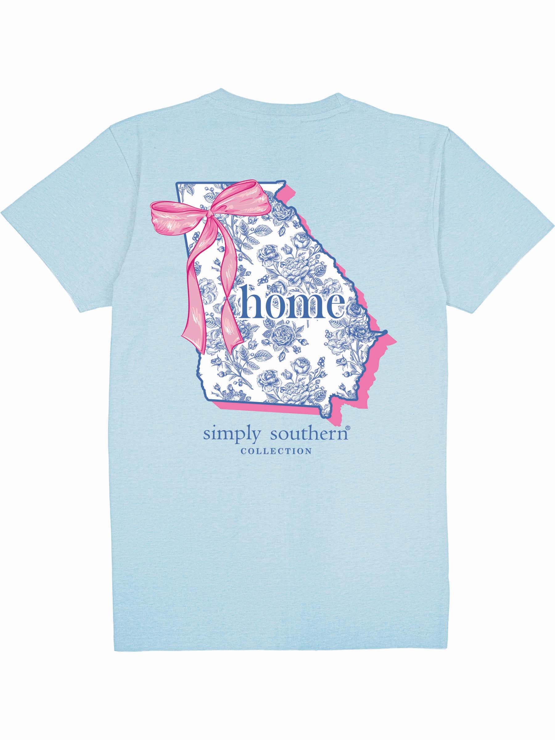 Simply Southern Home Bow Georgia T-Shirt