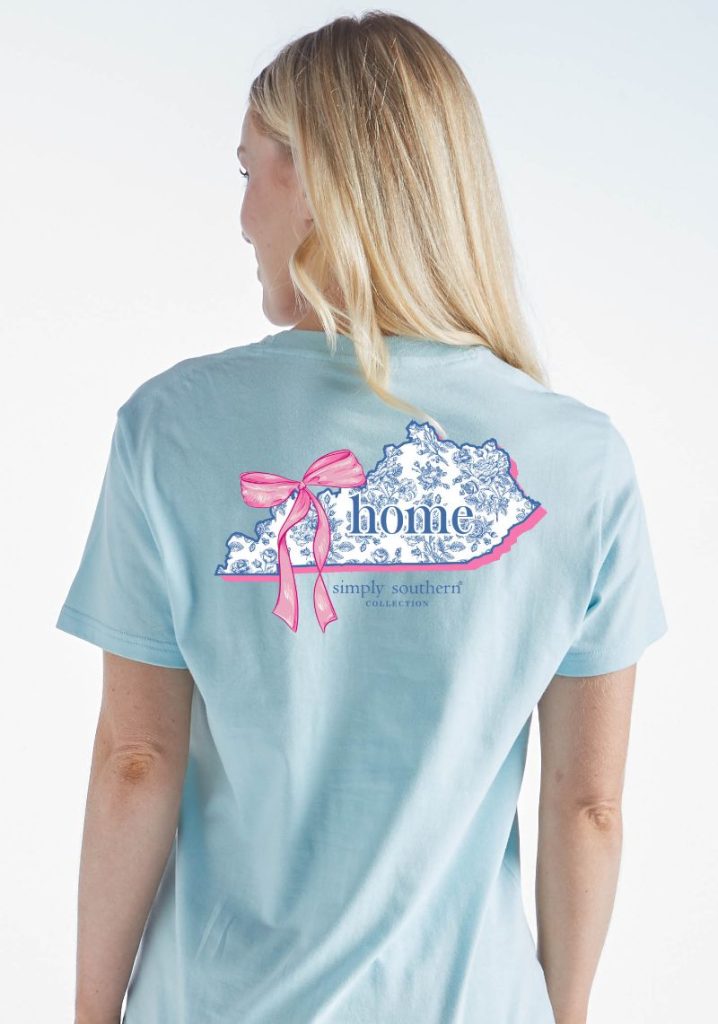 Simply Southern Home Bow Kentucky T-Shirt