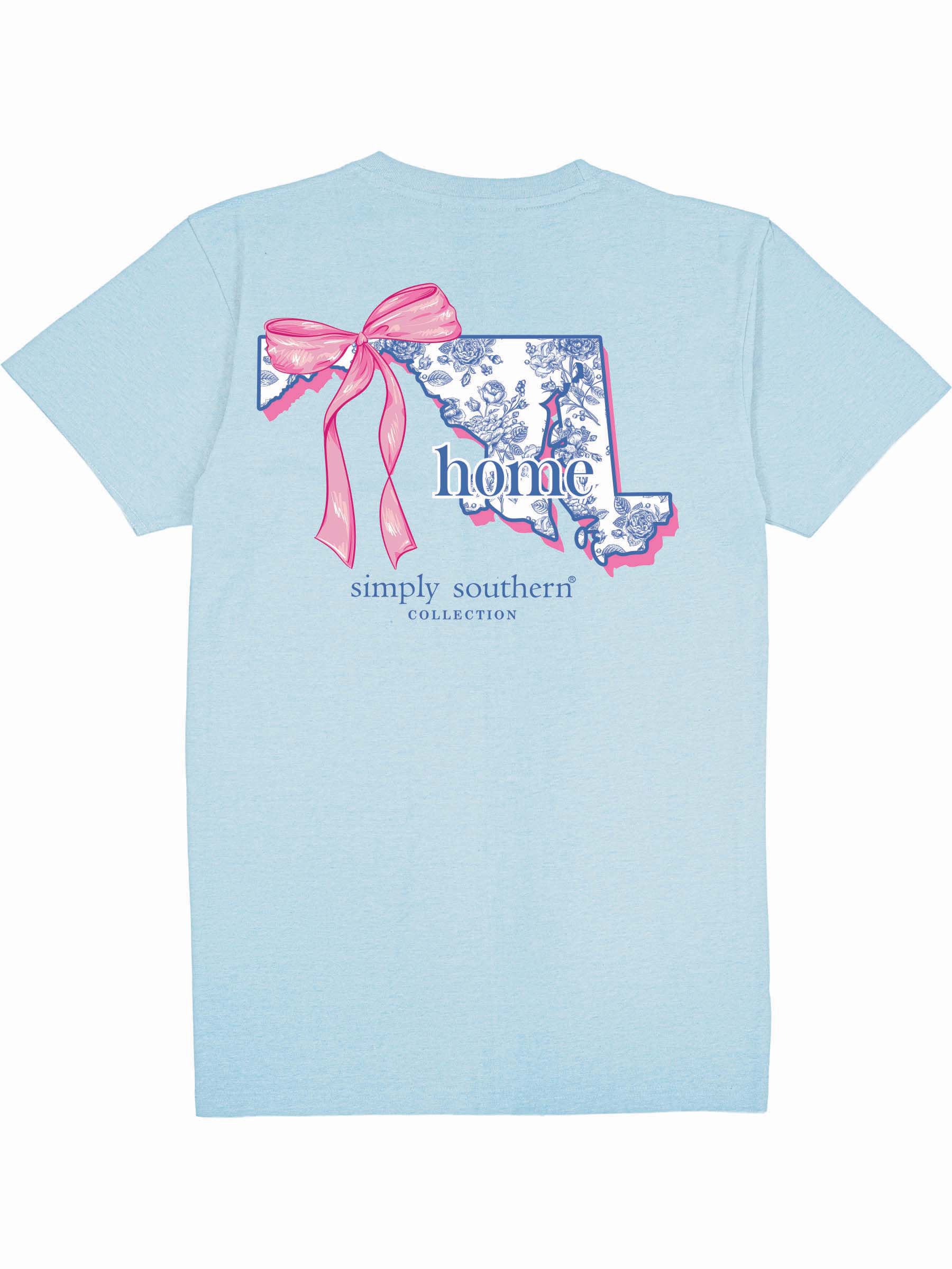 Simply Southern Home Bow Maryland T-Shirt