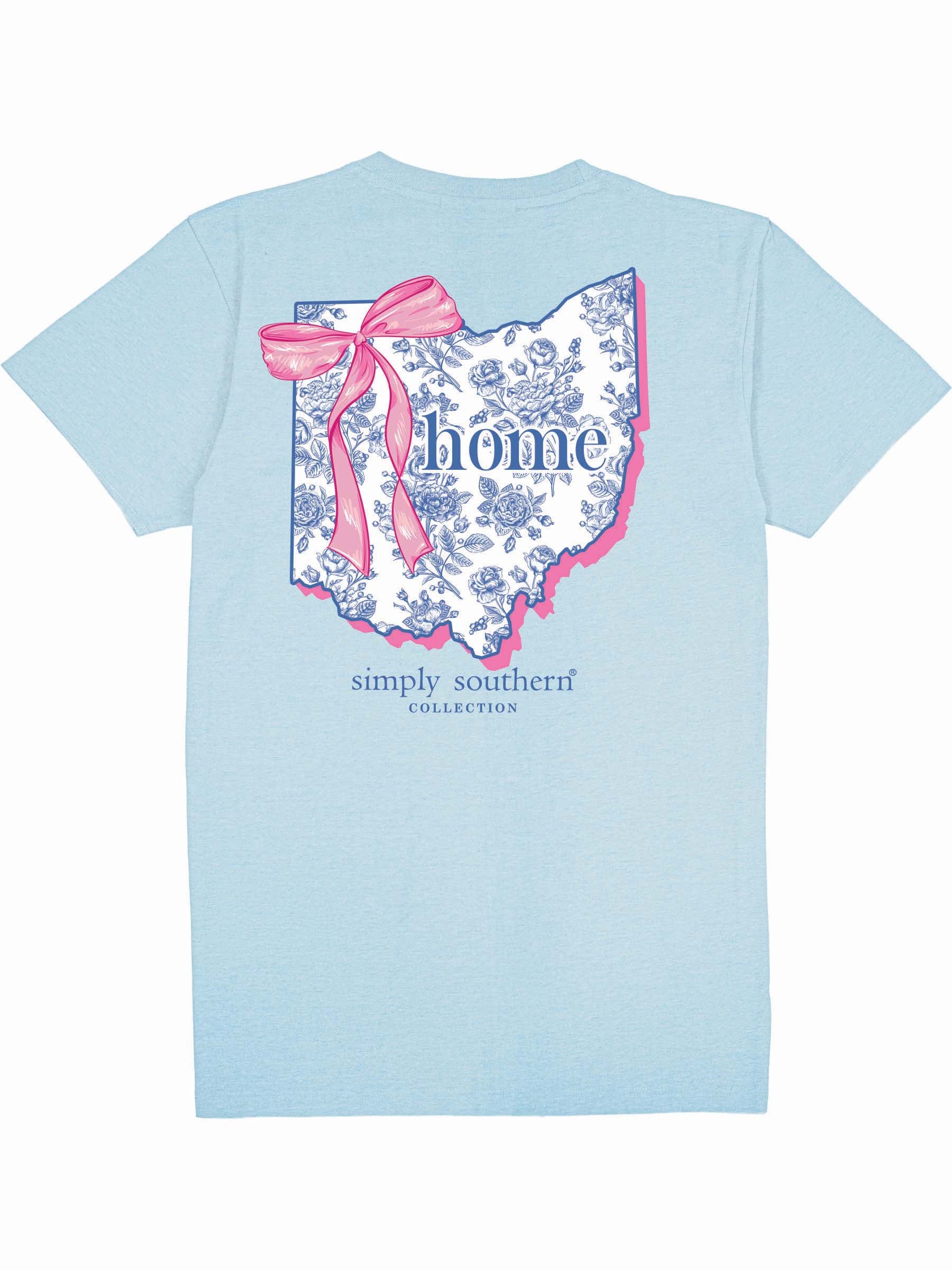 Simply Southern Home Bow Ohio T-Shirt