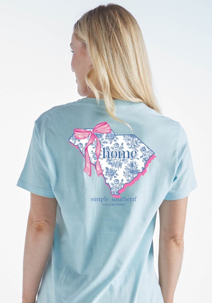 Simply Southern Home Bow South Carolina T-Shirt