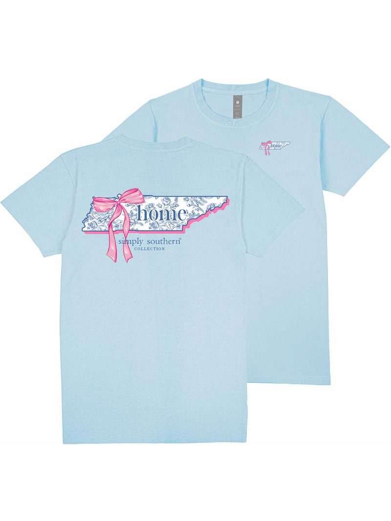 Simply Southern Home Bow Tennessee T-Shirt