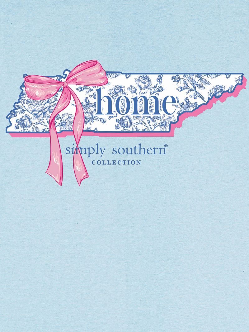 Simply Southern Home Bow Tennessee T-Shirt