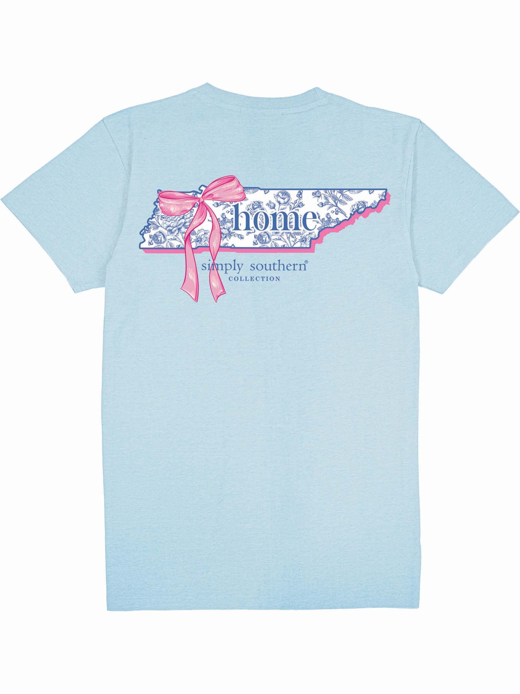 Simply Southern Home Bow Tennessee T-Shirt