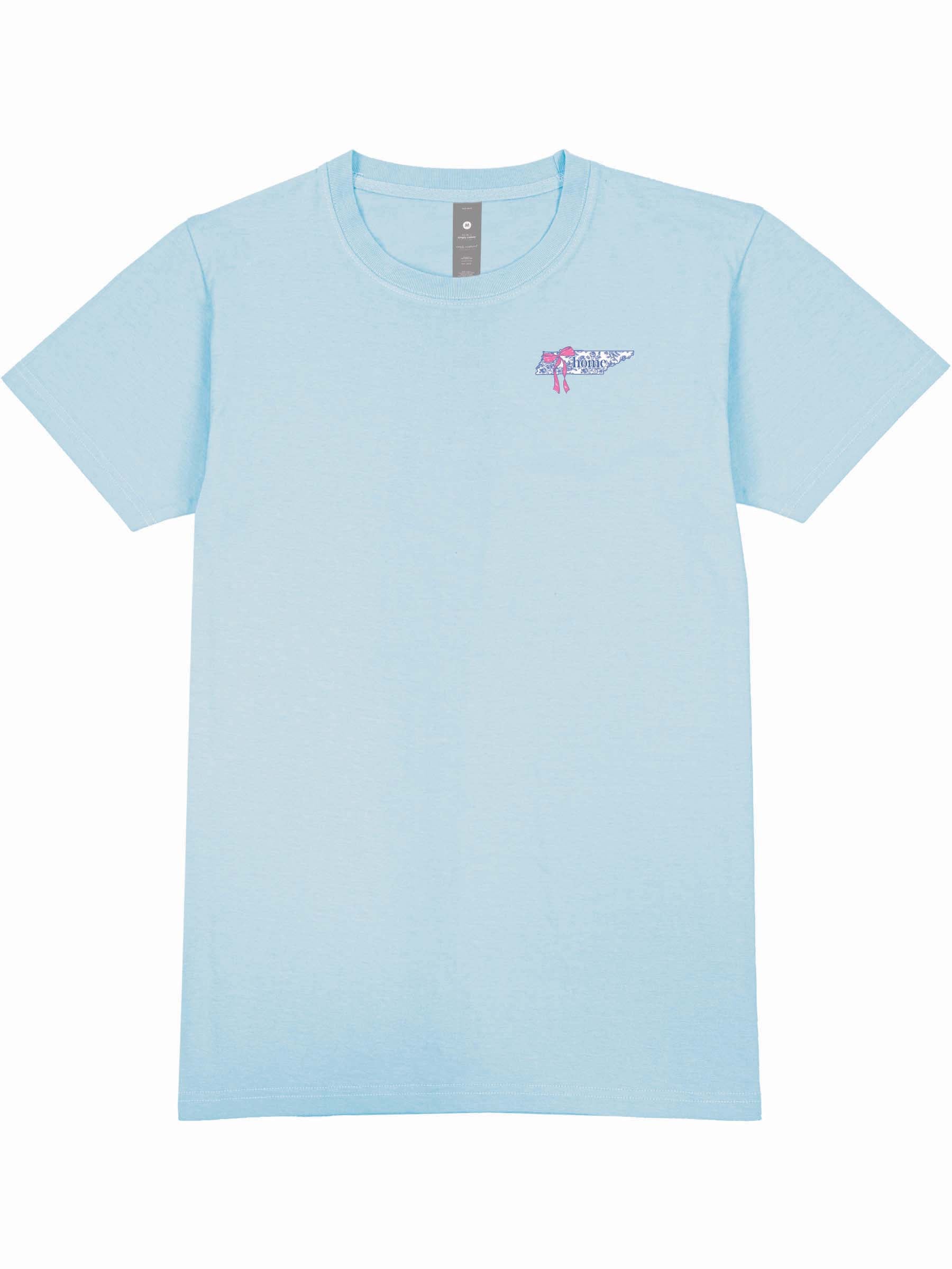 Simply Southern Home Bow Tennessee T-Shirt
