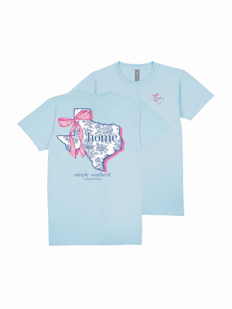 Simply Southern Home Bow Texas T-Shirt