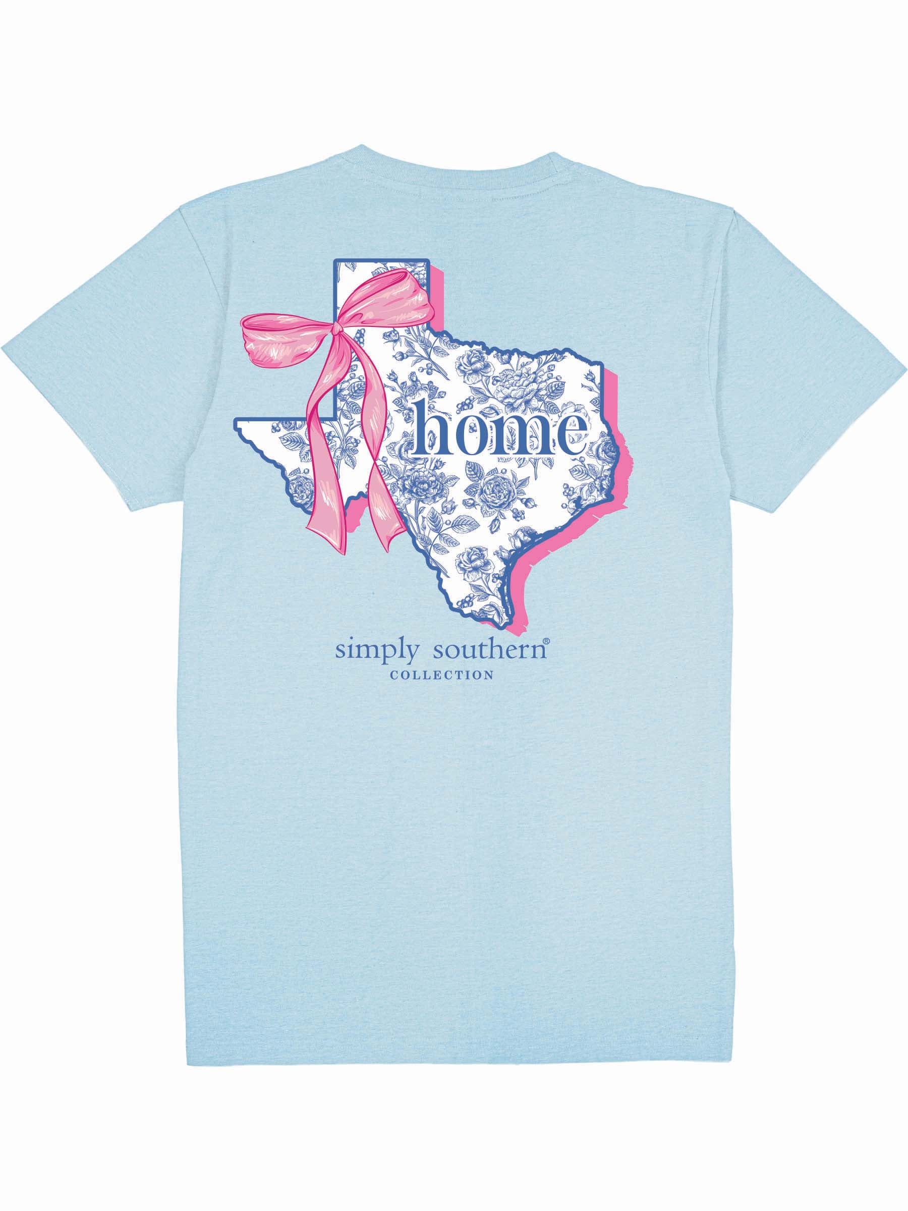 Simply Southern Home Bow Texas T-Shirt