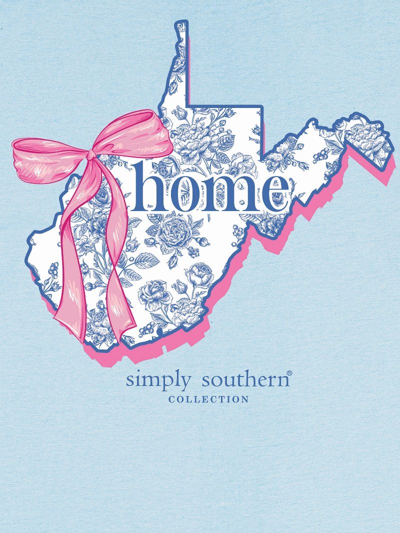 Simply Southern Home Bow West Virginia T-Shirt