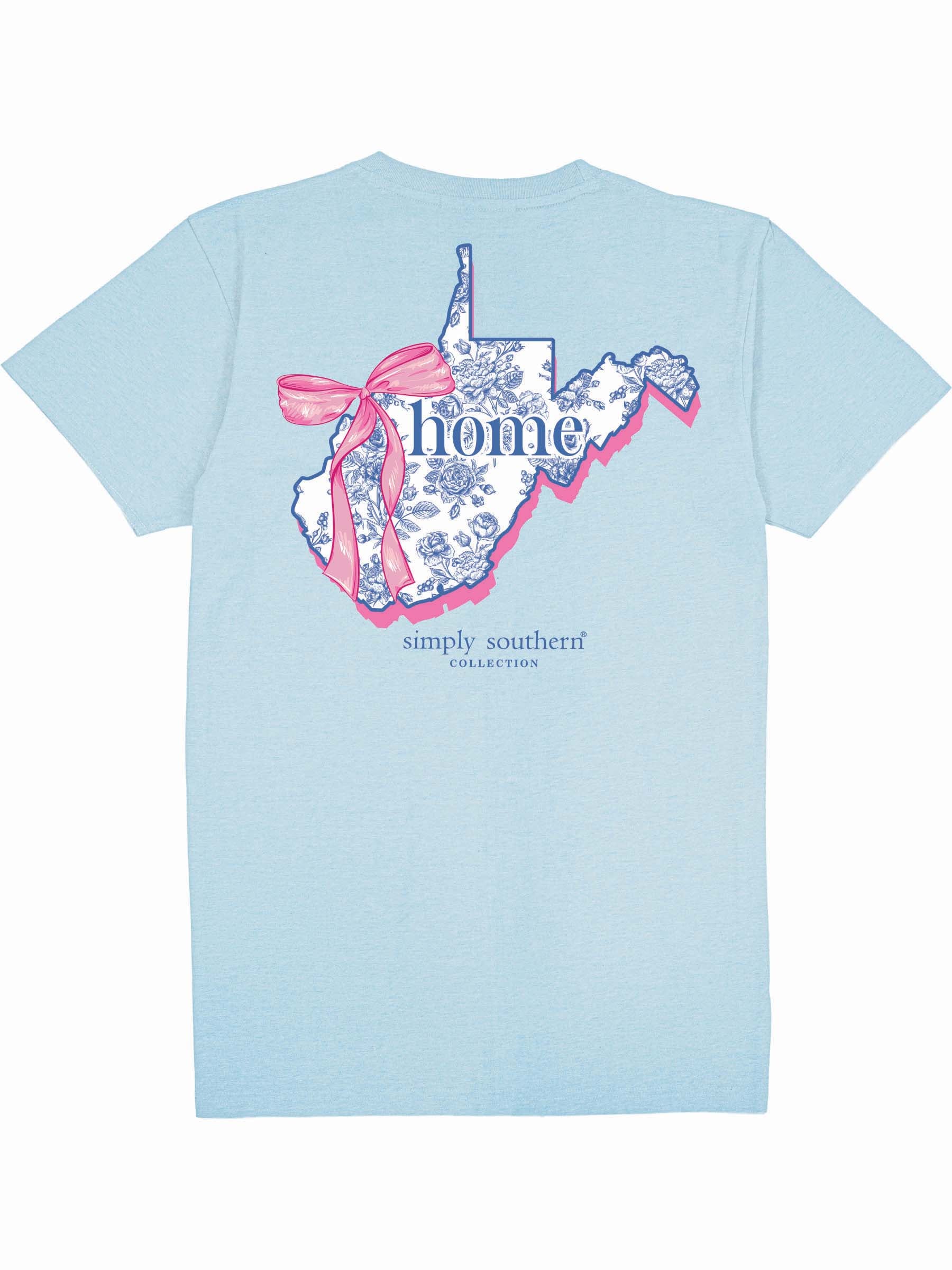 Simply Southern Home Bow West Virginia T-Shirt