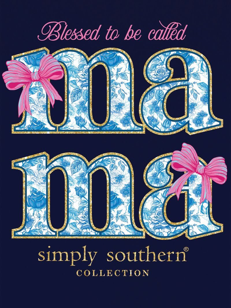 Simply Southern Blessed Mama Bows T-Shirt