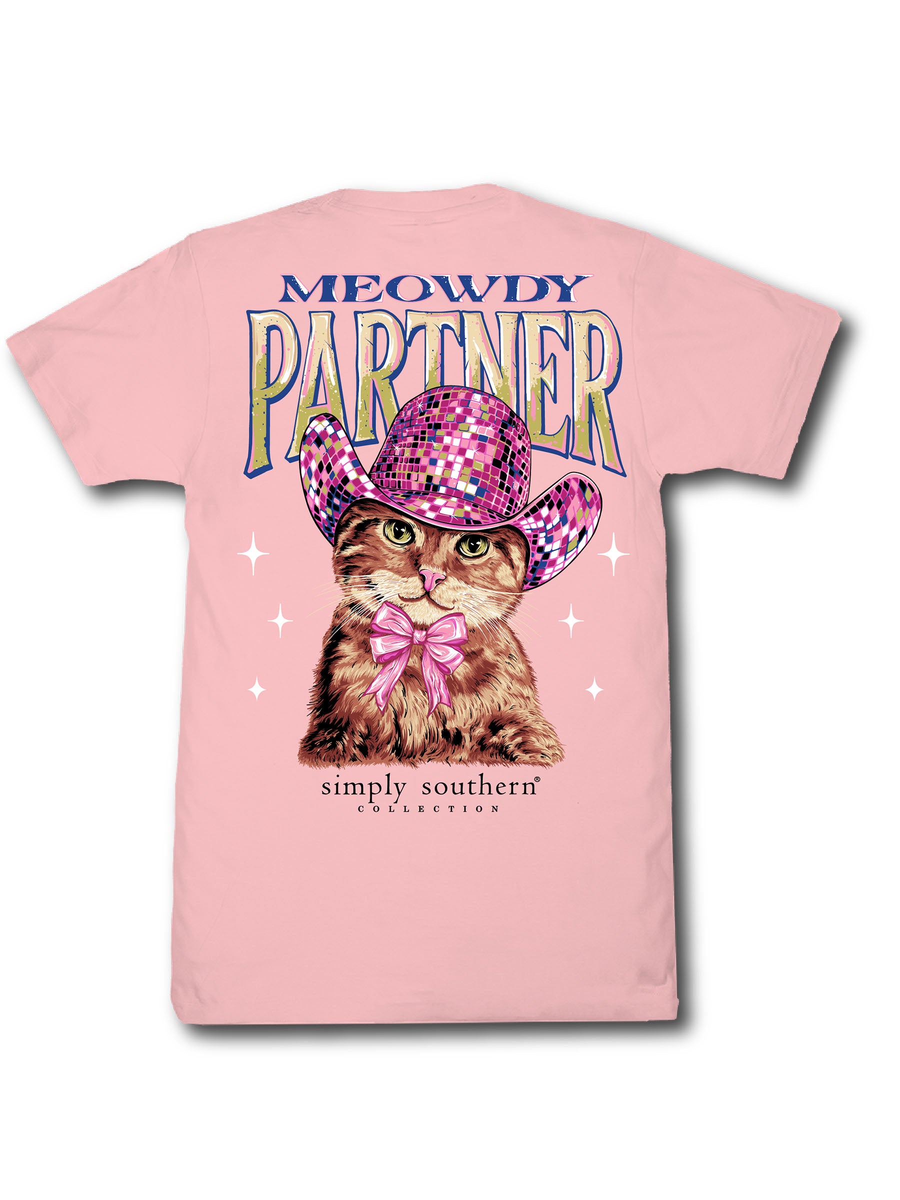 Simply Southern Meowdy Partner Tearose T-Shirt