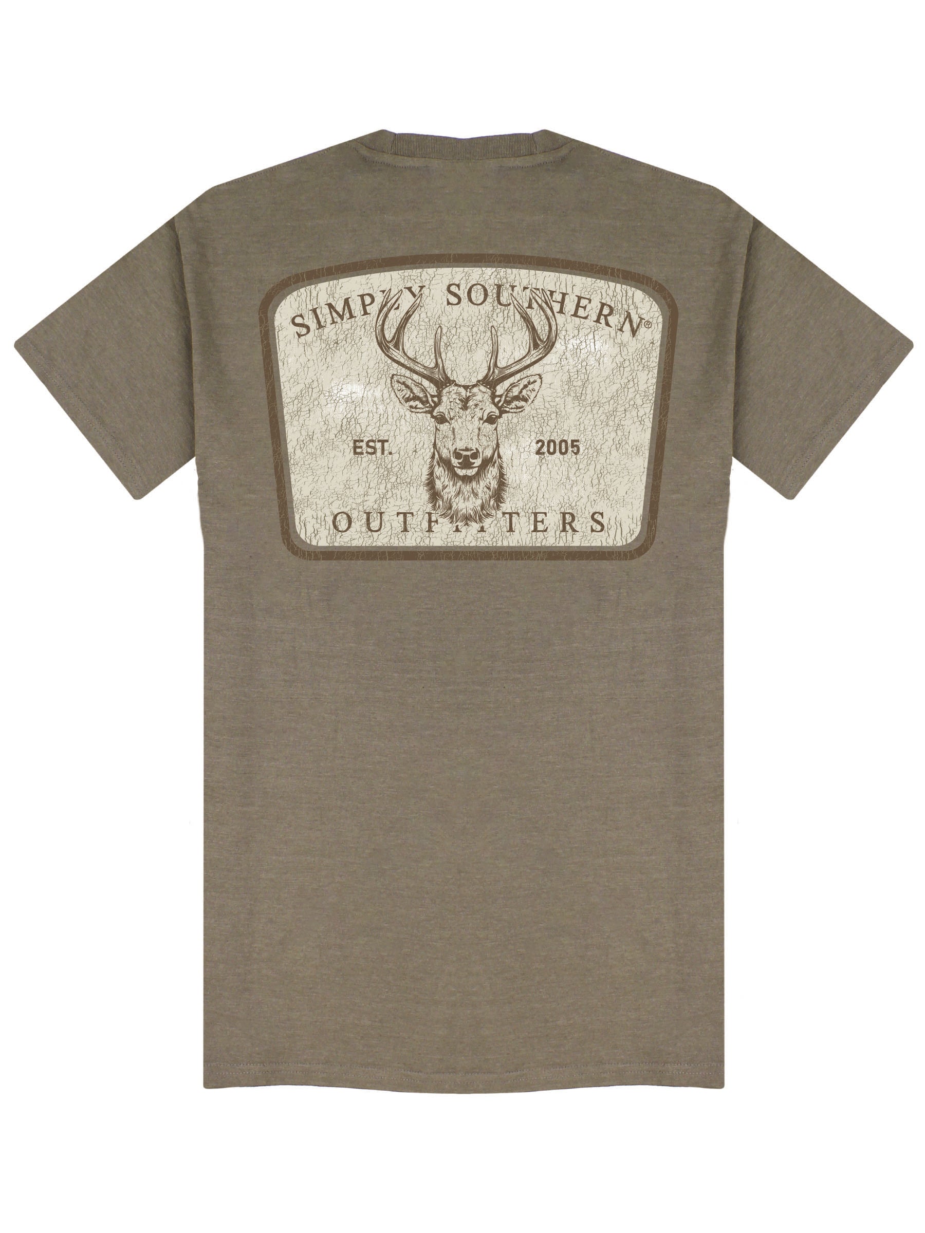Simply Southern Distressed Buck Deer Unisex T-Shirt