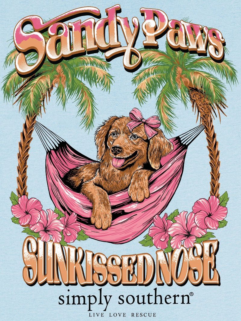 Simply Southern Paws Beach Dog T-Shirt