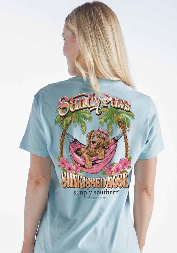 Simply Southern Paws Beach Dog T-Shirt