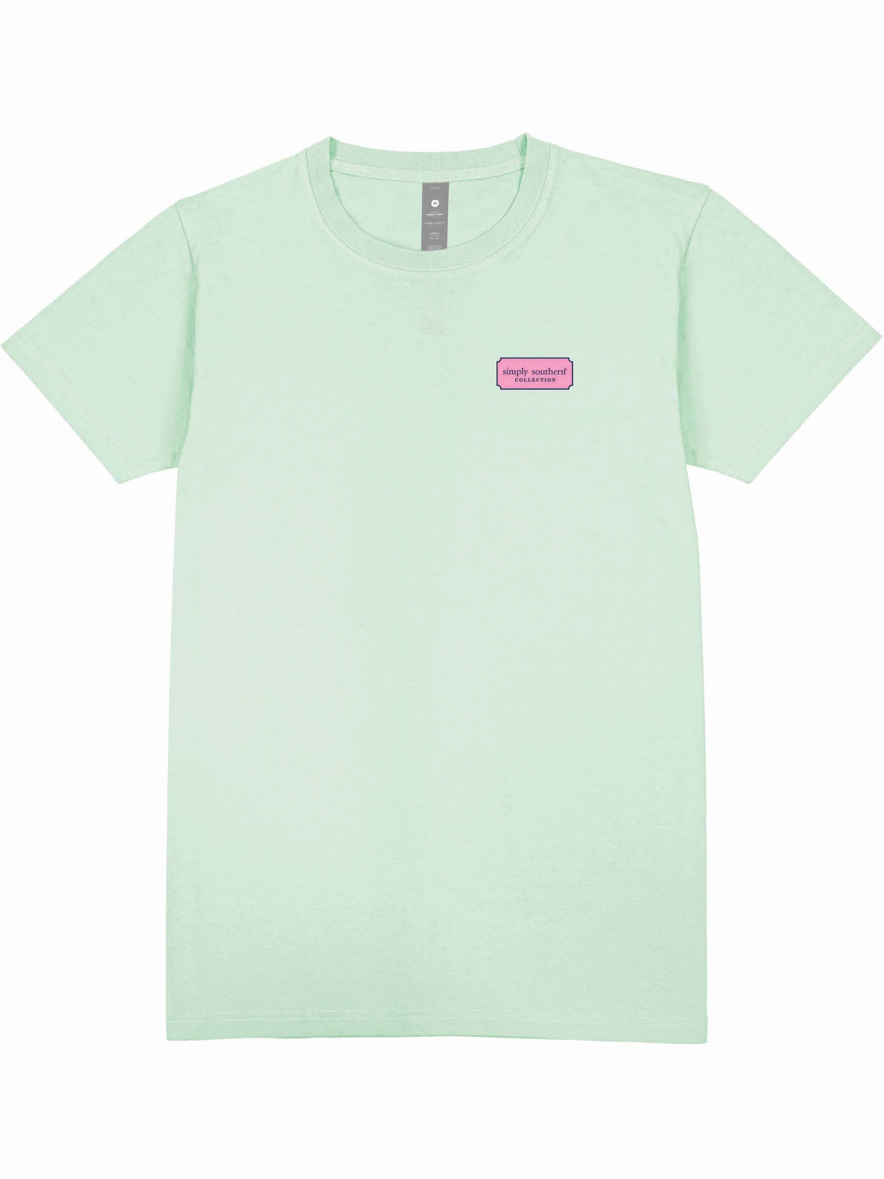 Simply Southern Sandy Paws Dog Mint T-Shirt