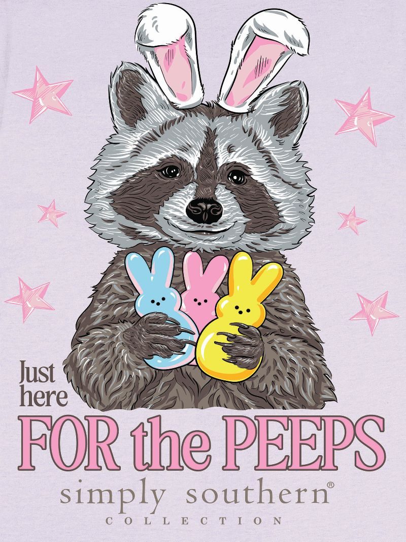 Simply Southern Here For Peeps Easter T-Shirt