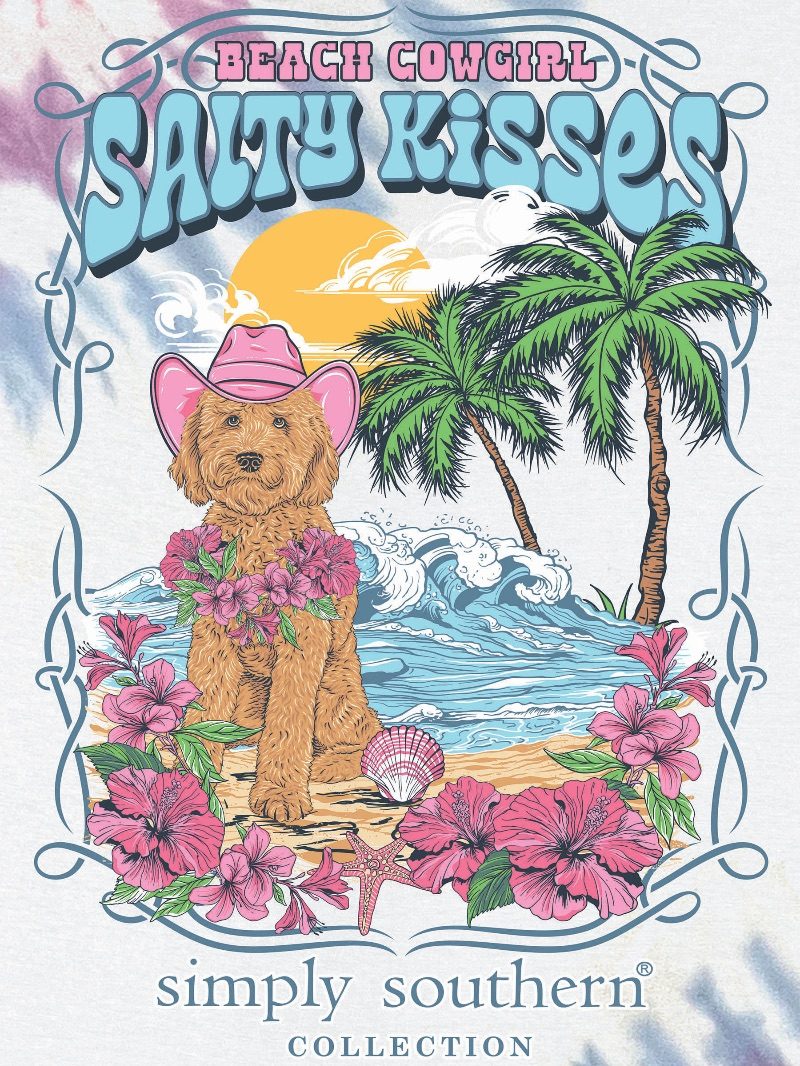Simply Southern Salty Kisses Glow Tie Dye T-Shirt