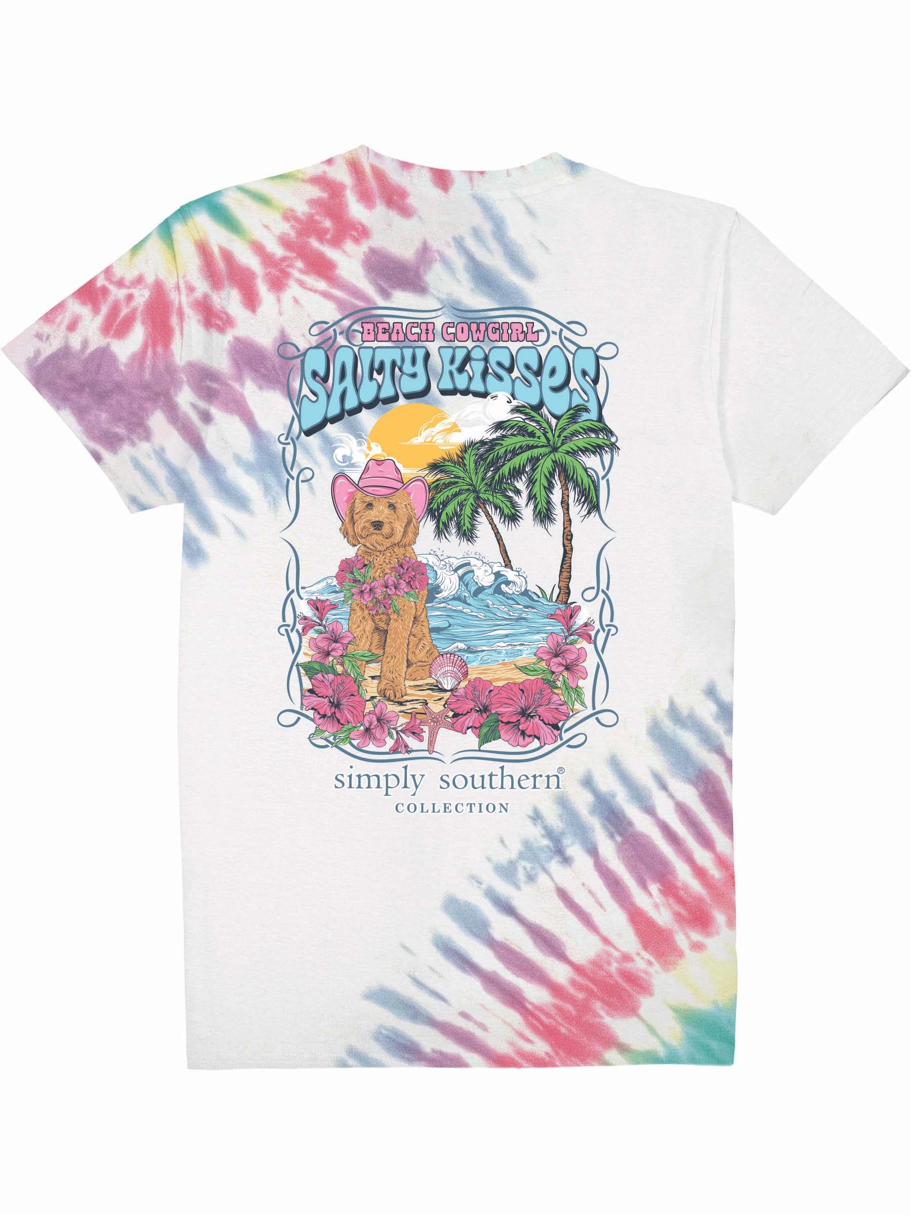 Simply Southern Salty Kisses Glow Tie Dye T-Shirt