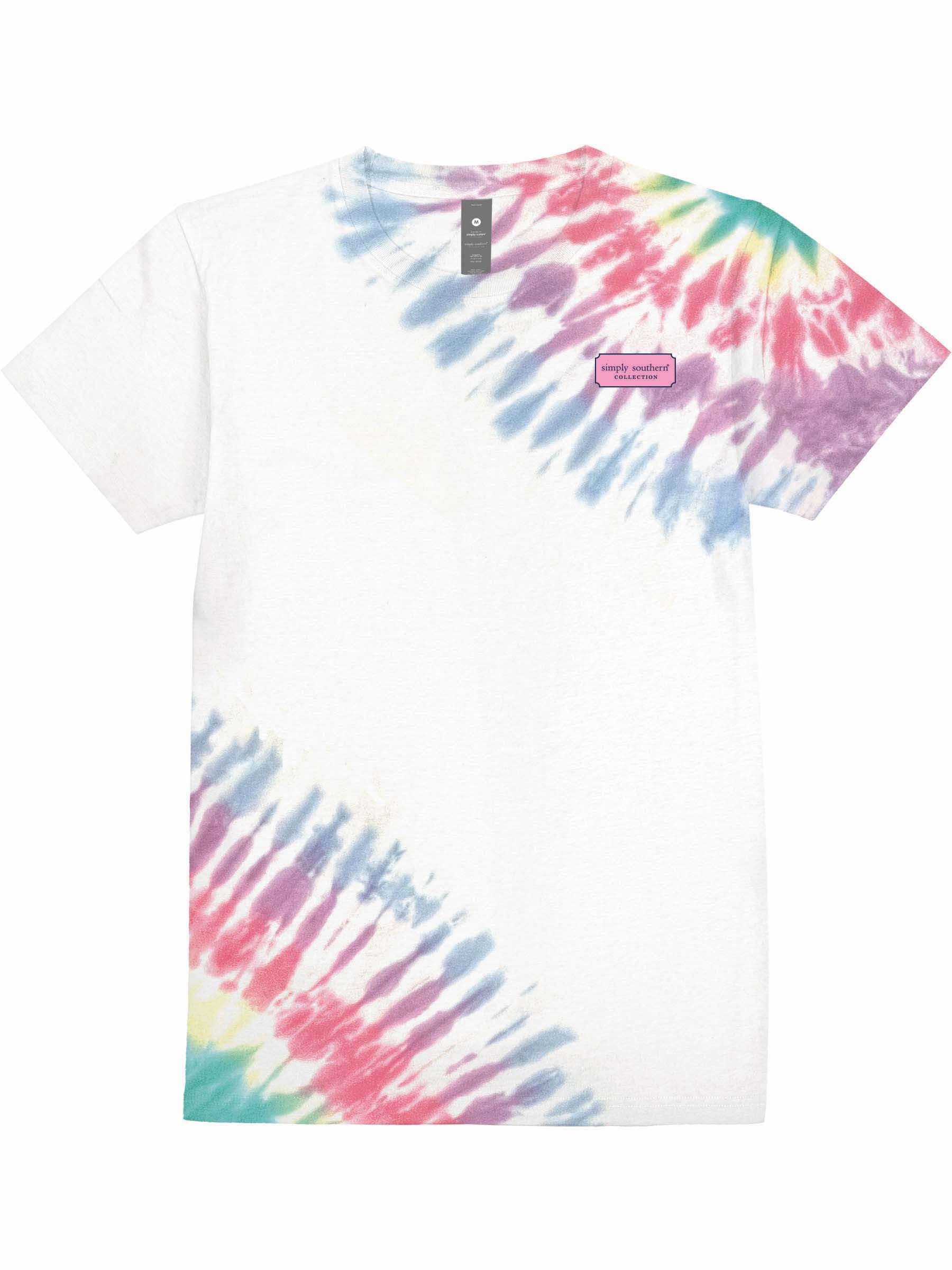 Simply Southern Salty Kisses Glow Tie Dye T-Shirt