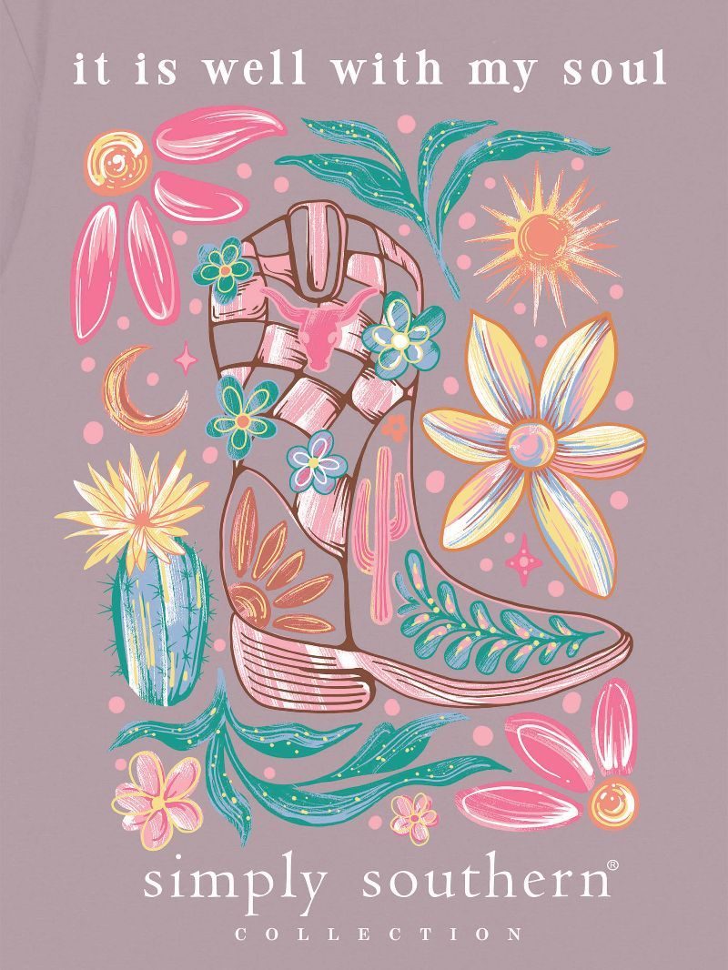 Simply Southern Well With My Soul Boot T-Shirt